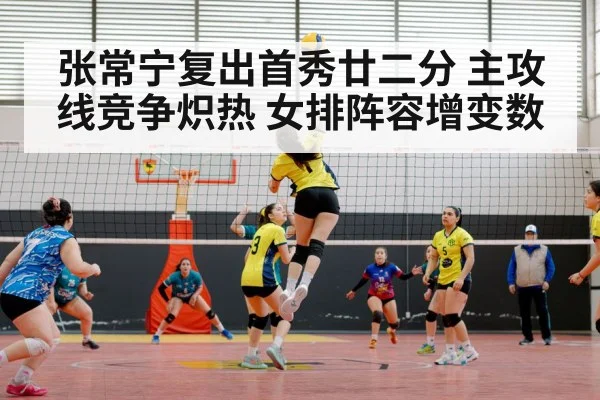 volleyball match action